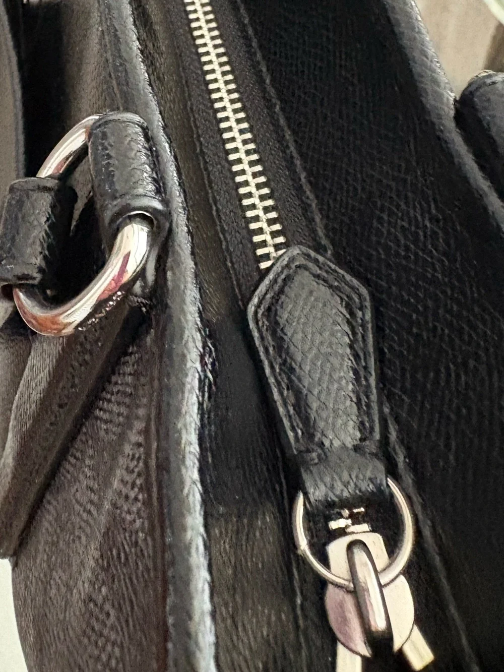 🖤🩶COACH BAILEY SAFFIANO LARGE TOTE/SHOULDER MONOGRAM BAG!🖤🩶